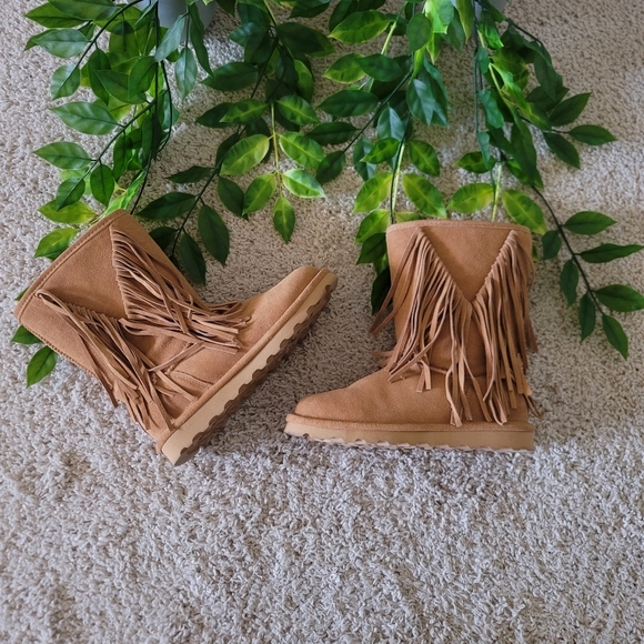 Women's Bear Paw Tan Boots (Size 8) - Picture 1 of 7